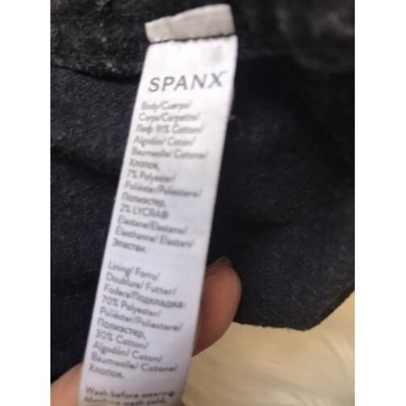 EUC SPANX Ankle Skinny Jeans, Clean Black XL - Picture 4 of 4